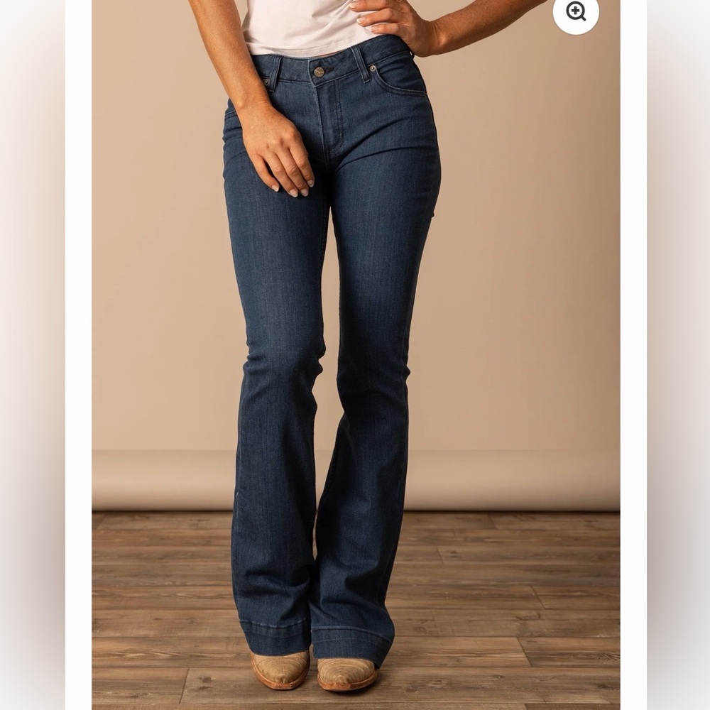 Kimes Ranch Women's Boot Cut Jeans - Dark Blue